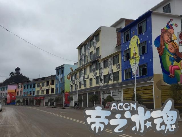 荔波甲良国际动漫小镇动漫巨幅壁画创作一览