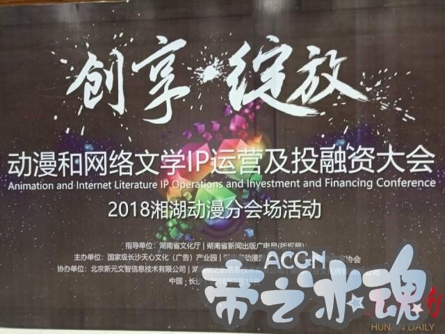 2018动漫和网络文学IP运营及投融资大会在长沙举行