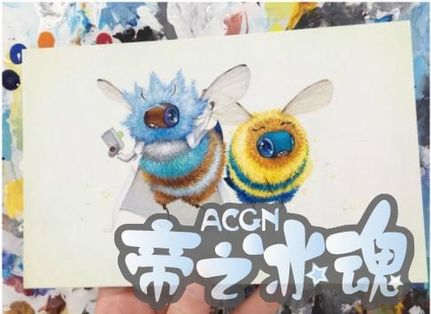 加拿大艺术家把动漫角色画成蜜蜂，感觉都萌萌的