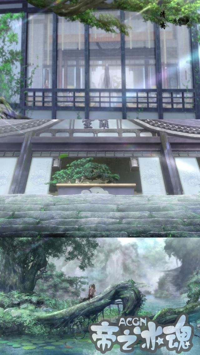 魔道祖师：网友自制空镜手机壁纸，每一屏都美到哭！