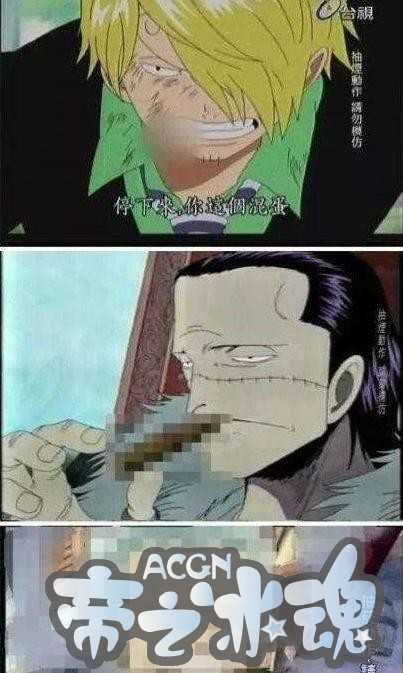 让人捉摸不透的动漫改动，需要打马赛克的海贼王！