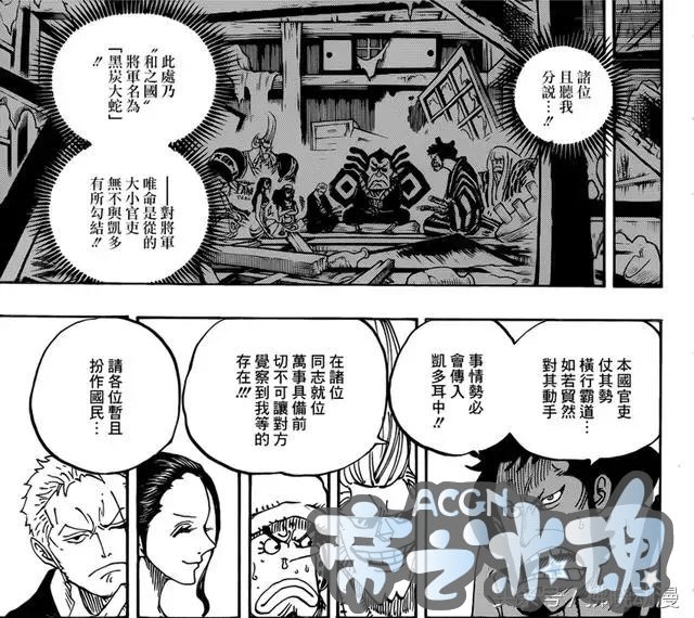海贼王 和之国现在人民被黑暗统治，处在水深火热之中