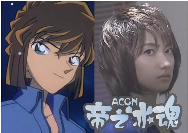 《名侦探柯南》动漫版与真人版大对比，女配角颜值成大亮点！