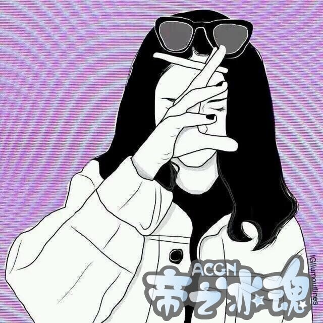 示弱要留给会心疼你的人才有用｜高冷帅气动漫手绘女头