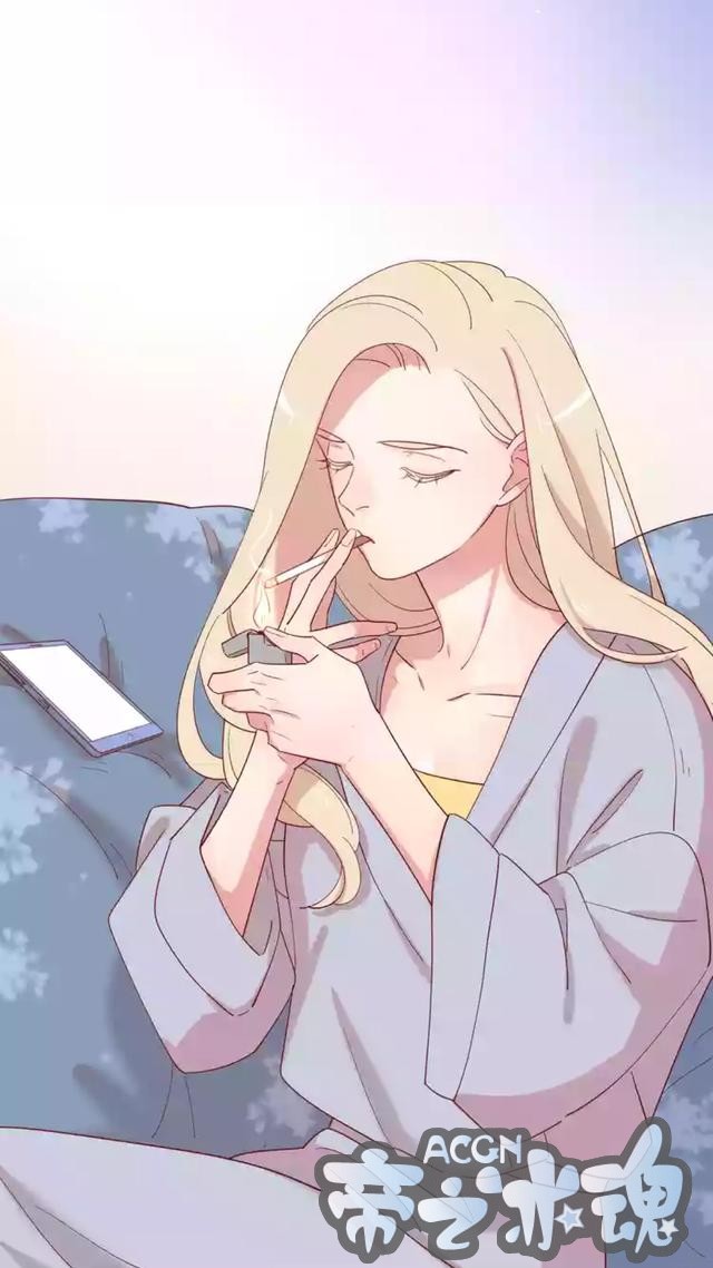 示弱要留给会心疼你的人才有用｜高冷帅气动漫手绘女头