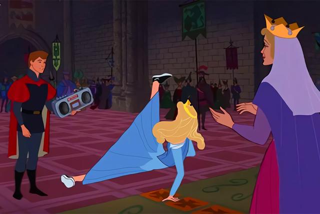 这些画师以制作崩坏版迪士尼公主爆红，爱洛公主竟成了街舞高手
