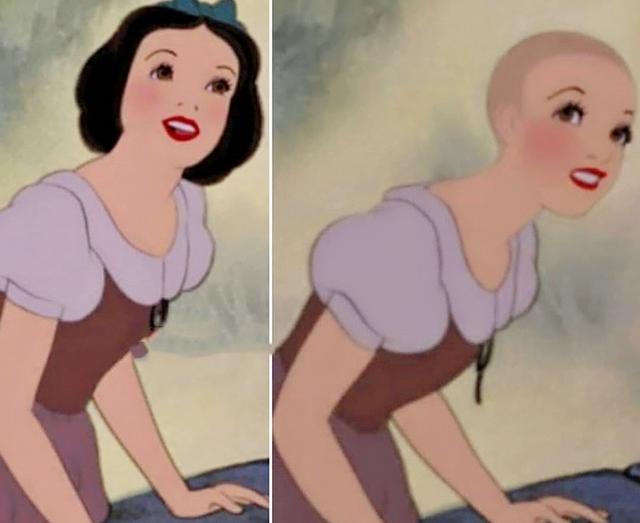迪士尼公主集体剪成短发，艾莎公主御范儿十足，白雪公主惨不忍睹