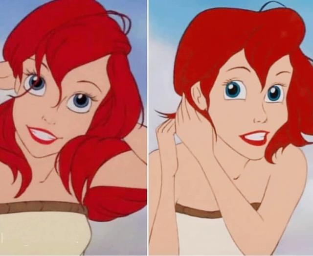 迪士尼公主集体剪成短发，艾莎公主御范儿十足，白雪公主惨不忍睹