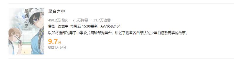 动画《星合之空》惨遭腰斩,如今公开众筹希望得到支持,业界药丸