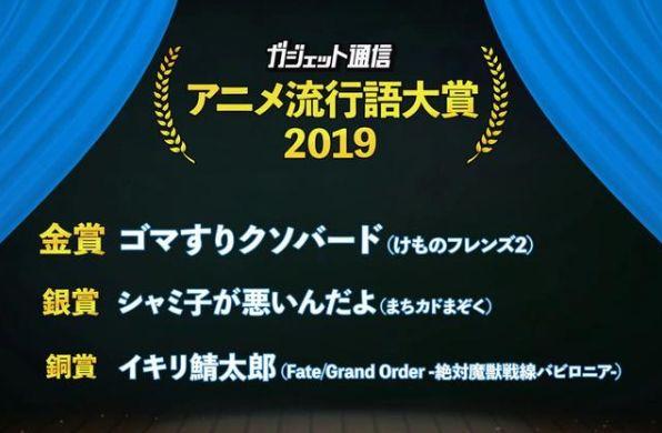 2019年动画流行语大赏，《兽娘2》骂梗成功夺得金赏