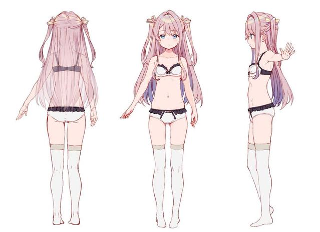 「龙王的工作！」插画画师绘制原创角色设定图公开
