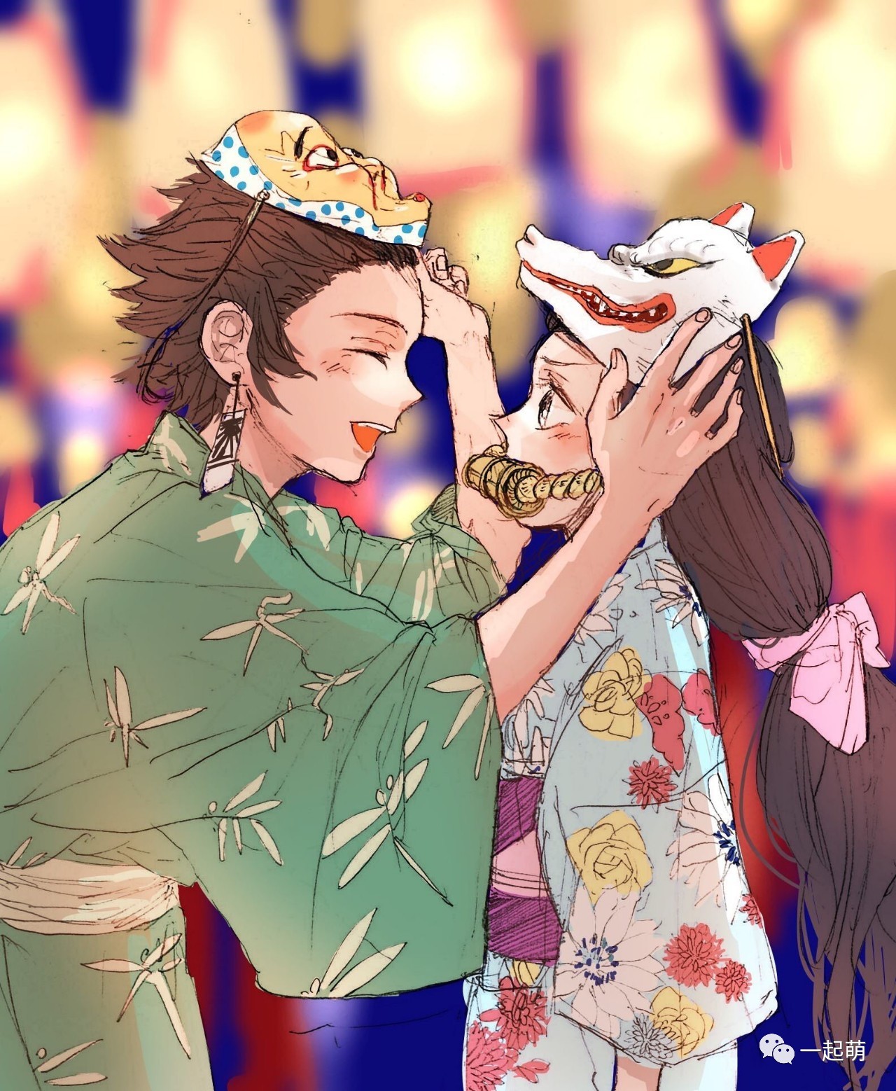 P站精选165张《鬼灭之刃》帝之冰魂帝之冰魂动漫高清图,祢豆子墙纸!