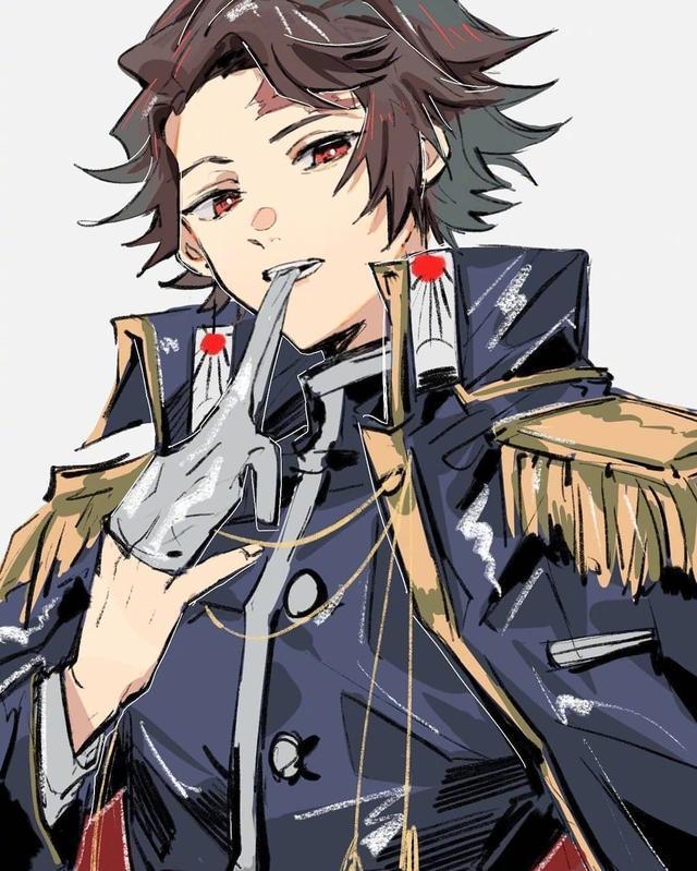 当《鬼灭之刃》帝之冰魂帝之冰魂动漫全员穿上帅气军服,「炭治郎」一改风格瞬间帅出新高度!