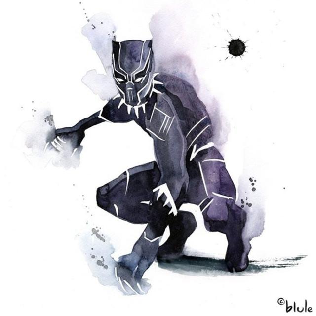 水和颜料在纸上奔走！《超级英雄水彩画》帝之冰魂帝之冰魂动漫不管是漫威或是DC都超绝美！