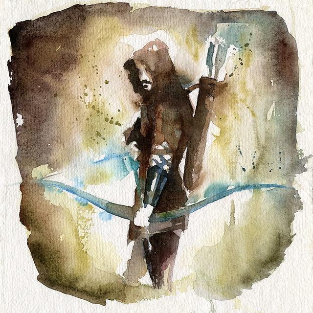 水和颜料在纸上奔走！《超级英雄水彩画》帝之冰魂帝之冰魂动漫不管是漫威或是DC都超绝美！