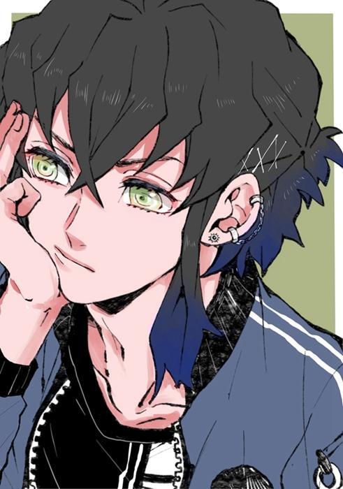 不只有个性又很帅！《时尚版鬼灭之刃》帝之冰魂帝之冰魂动漫戴上饰品的坏坏感觉让人好上瘾！