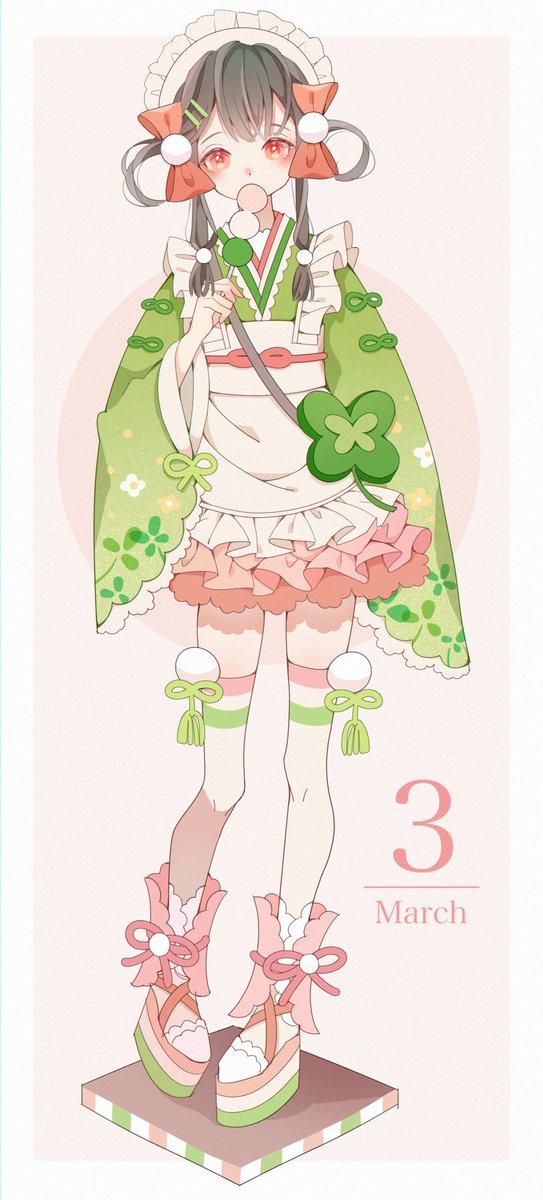 超可爱《十二个月份拟人插画》帝之冰魂帝之冰魂动漫萌妹子陪你度过每个季节的变幻!