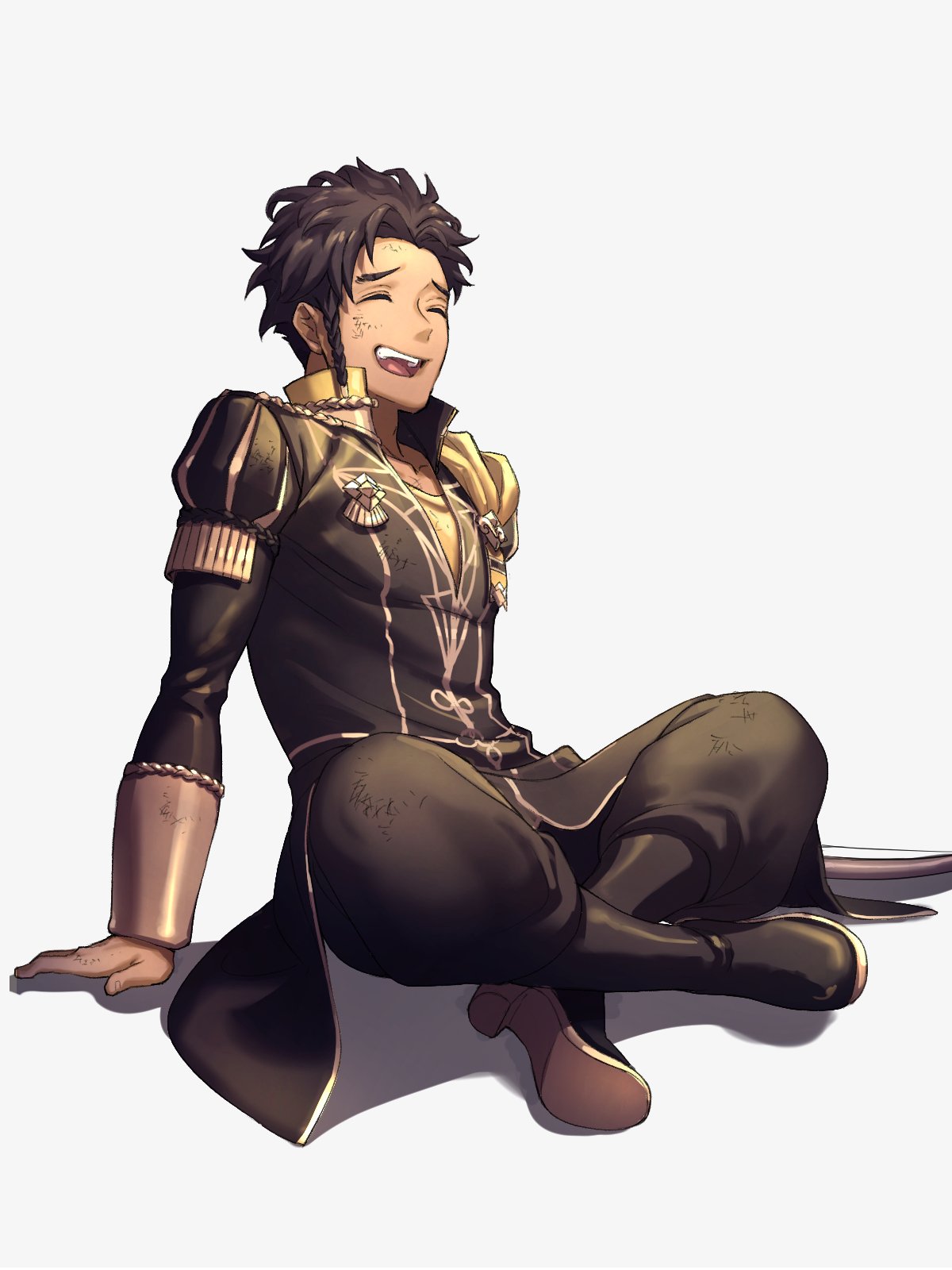 《火焰纹章风花雪月》帝之冰魂帝之冰魂动漫同人图 战败的姿态太可爱了