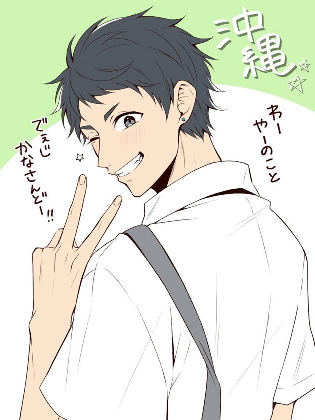 画师绘制「日本县城地区拟人化」化身高中生超帅气! 画师图集 第6张-一起萌 画师绘制「日本县城地区拟人化」化身高中生超帅气!