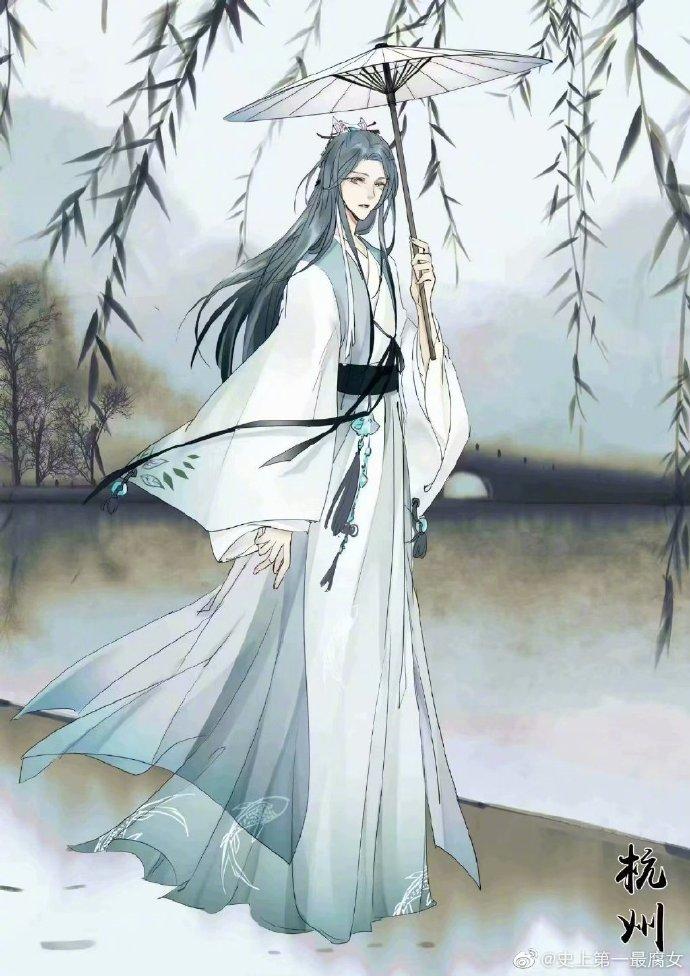 古色古香《中国城市古装拟人化》帝之冰魂动漫来康康谁家的帅气！