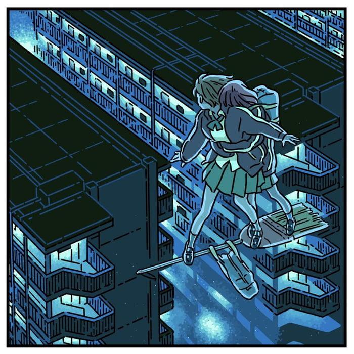 日本唯美画师《丸红茜》帝之冰魂帝之冰魂动漫丰富想像力，创造异常美丽的二次元世界！