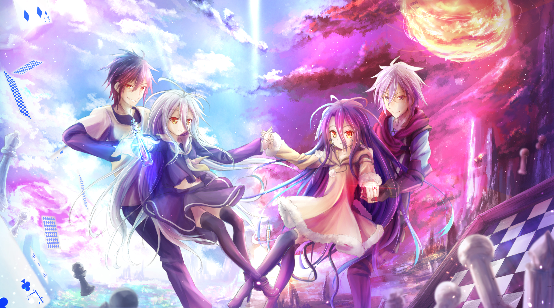 画集《游戏人生NO GAME NO LIFE》帝之冰魂帝之冰魂动漫P站精选高清墙纸 142P