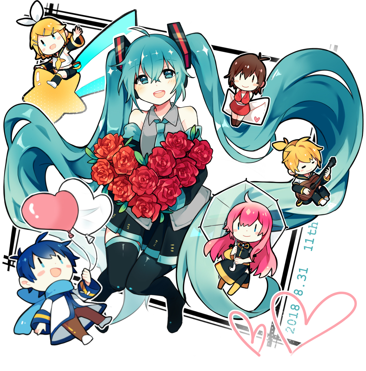 初音11周年生誕祭2018，P站128位画师图集！