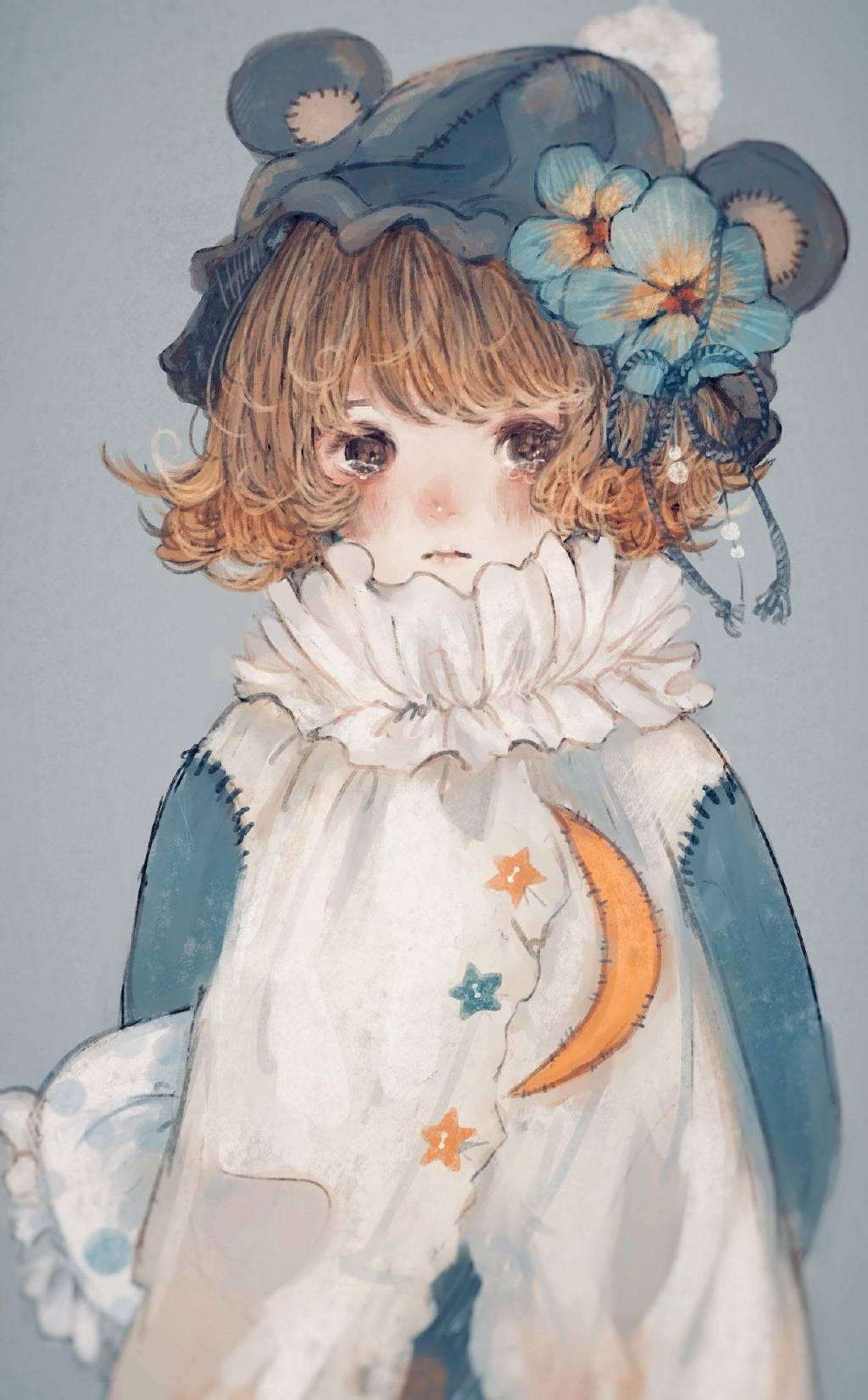 画师《orie》帝之冰魂帝之冰魂动漫系列作品，好像童话故事里的王子和公主！