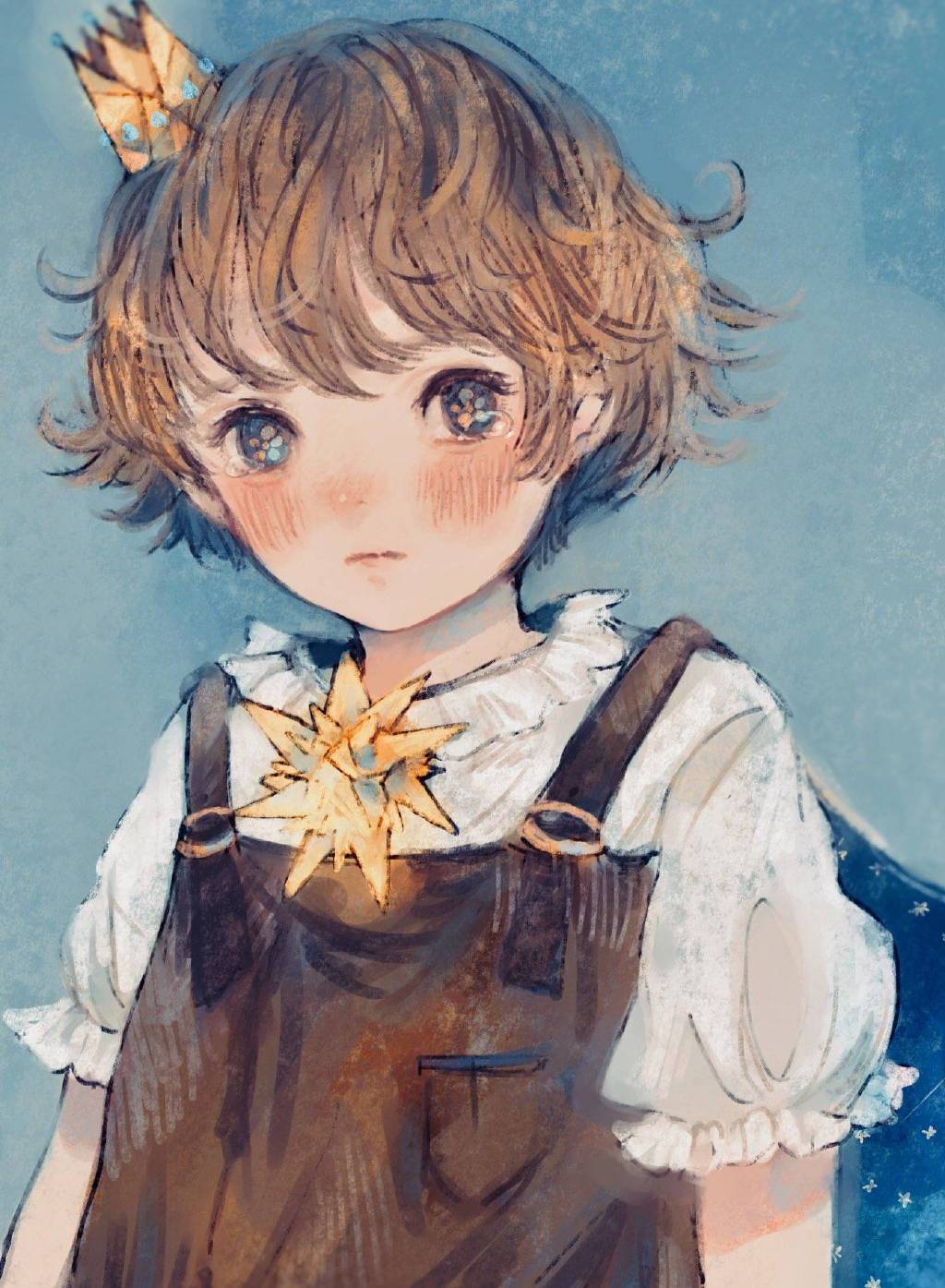 画师《orie》帝之冰魂帝之冰魂动漫系列作品，好像童话故事里的王子和公主！