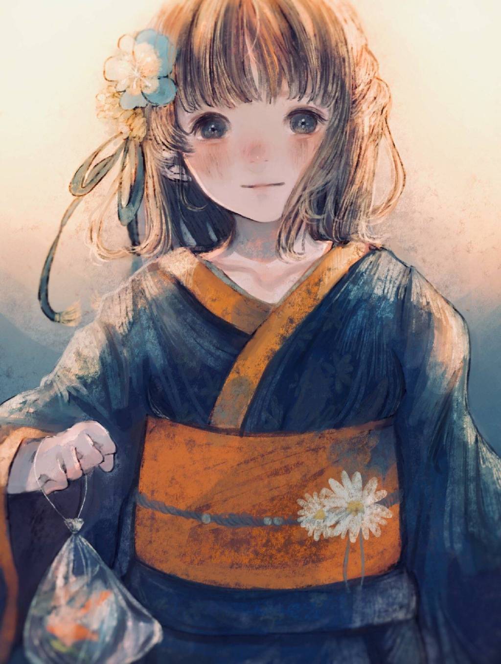 画师《orie》帝之冰魂帝之冰魂动漫系列作品，好像童话故事里的王子和公主！