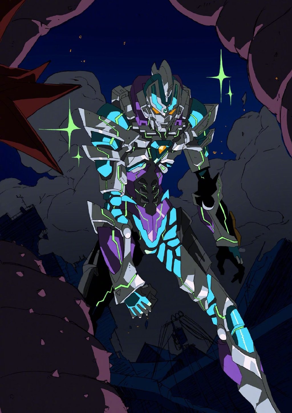 SSSS.GRIDMAN原画师《荒井洋纪》帝之冰魂帝之冰魂动漫推特投稿作品