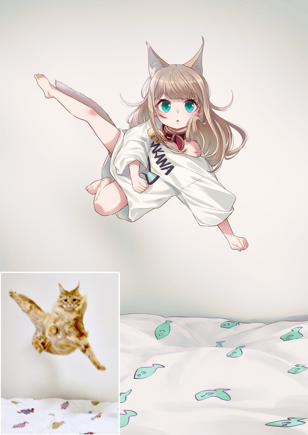 40原老师《将喵星人萝莉化》帝之冰魂帝之冰魂动漫猫娘就是牠的化身！