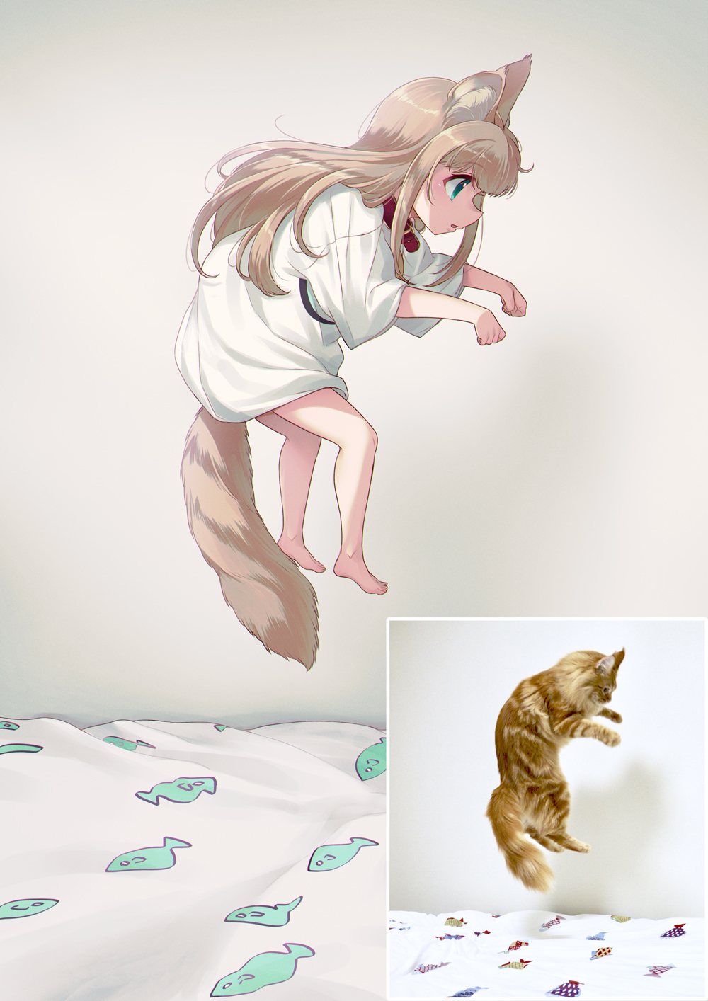 40原老师《将喵星人萝莉化》帝之冰魂帝之冰魂动漫猫娘就是牠的化身！