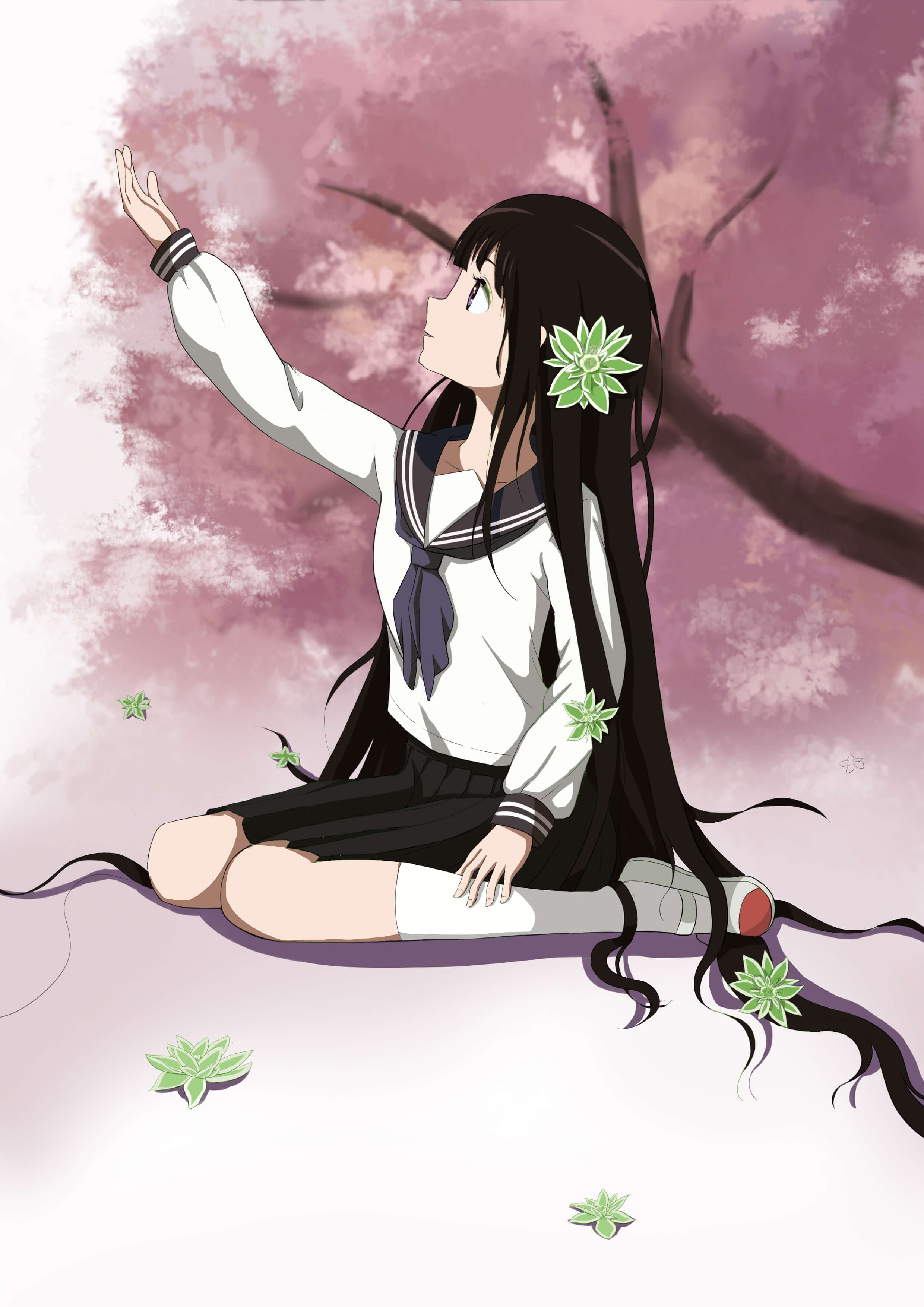 【画集分享】无雀 绘制的《冰菓/冰果》帝之冰魂帝之冰魂动漫千反田爱瑠